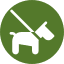 Chiens admis tenus en laisse